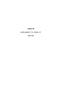 Cinda (Iaea) 1988-1998 (Supplement to Cinda 97