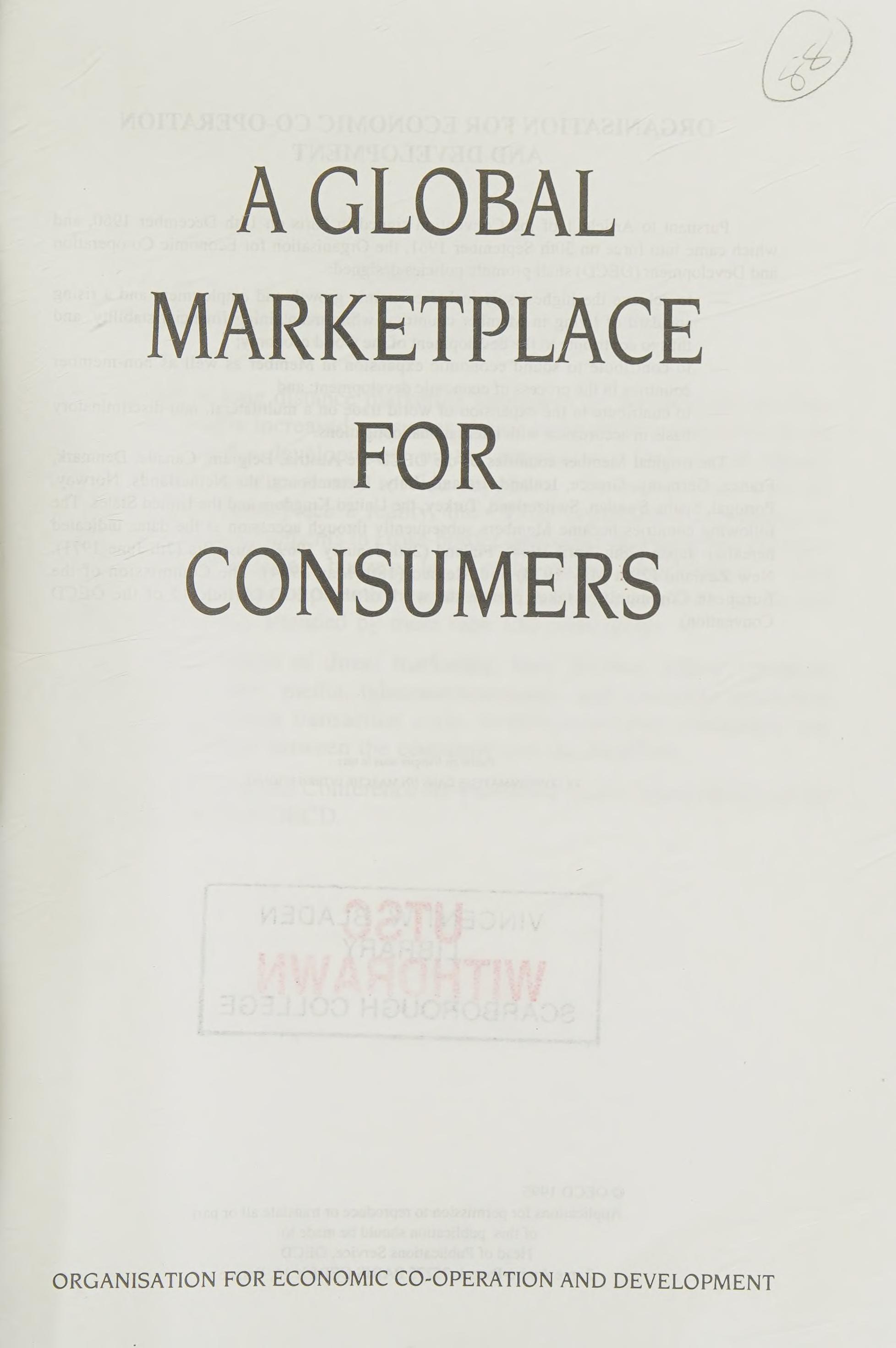 A Global Marketplace for Consumers