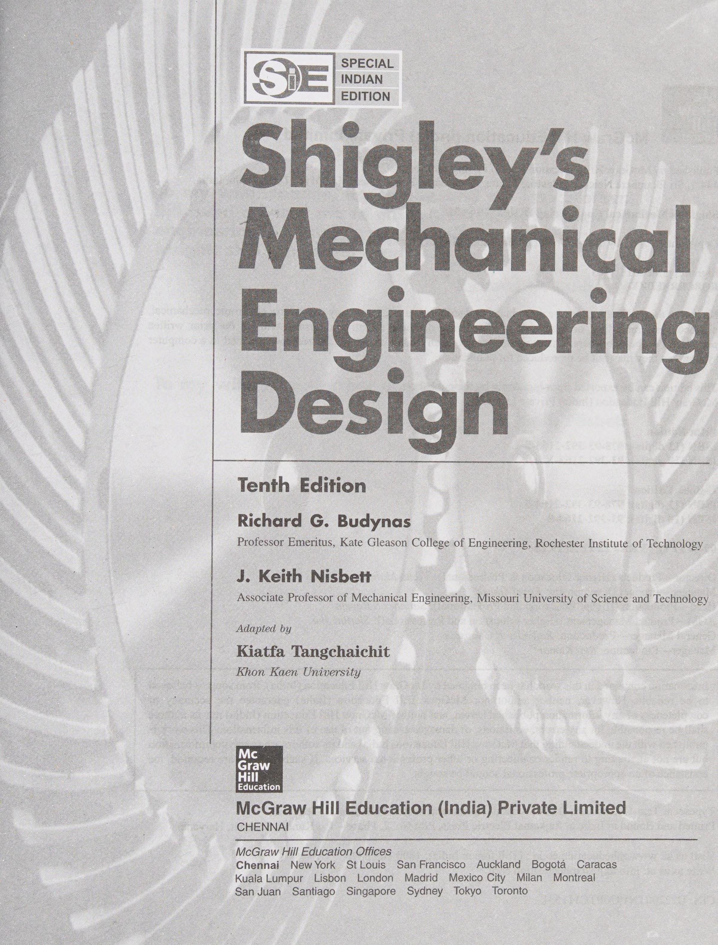 Shigley s Mechanical Engineering Design