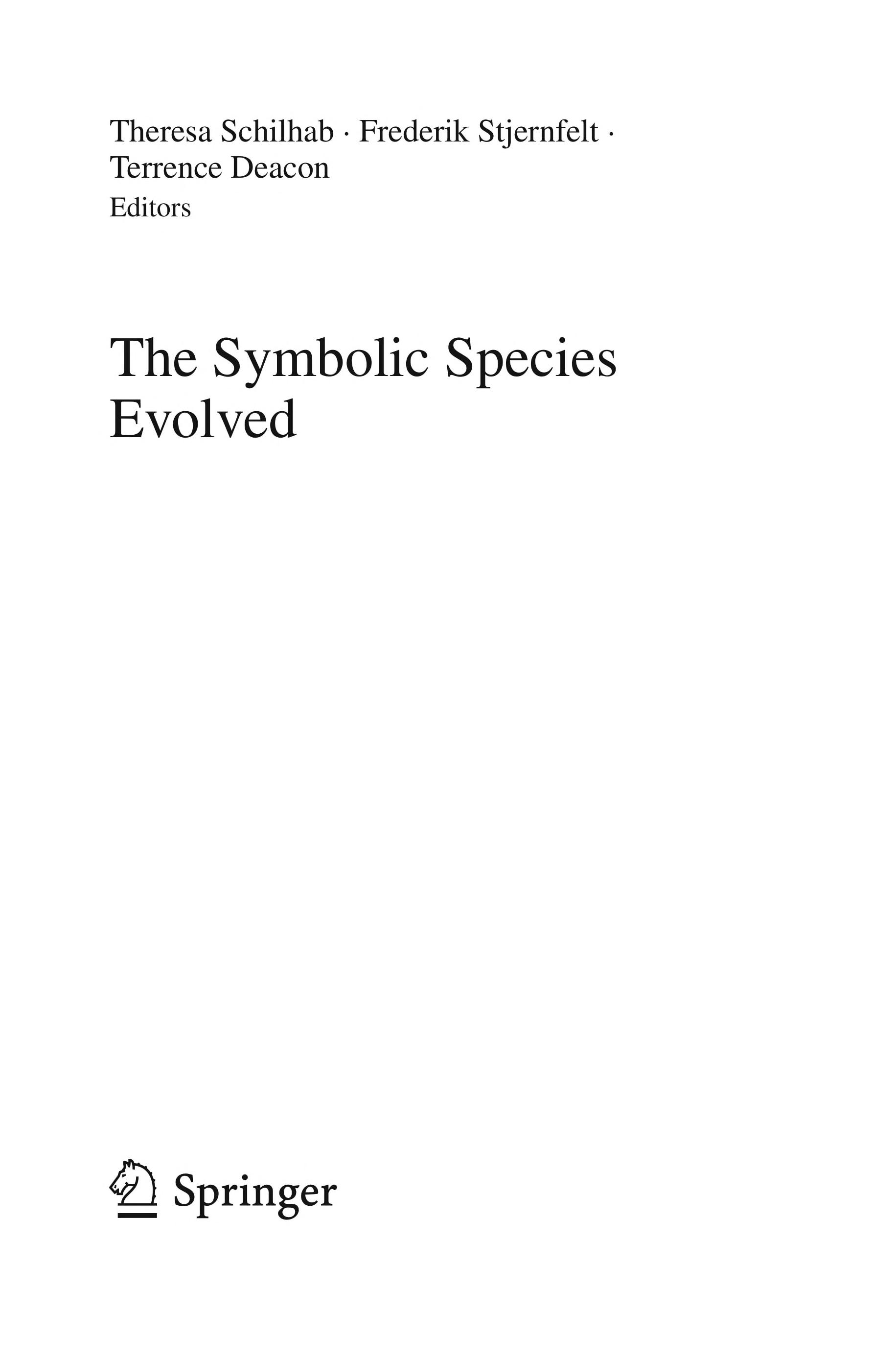 The symbolic species evolved
