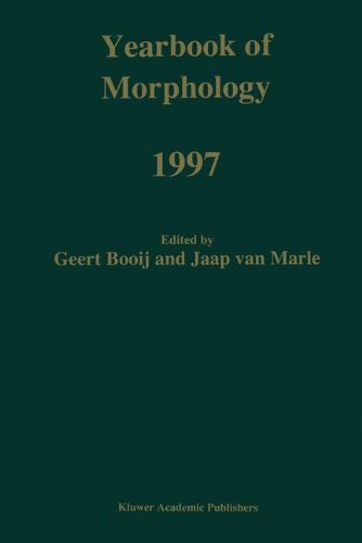 Yearbook of Morphology 1997