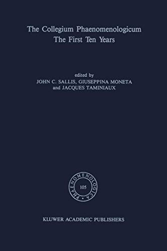 The Collegium Phaenomenologicum