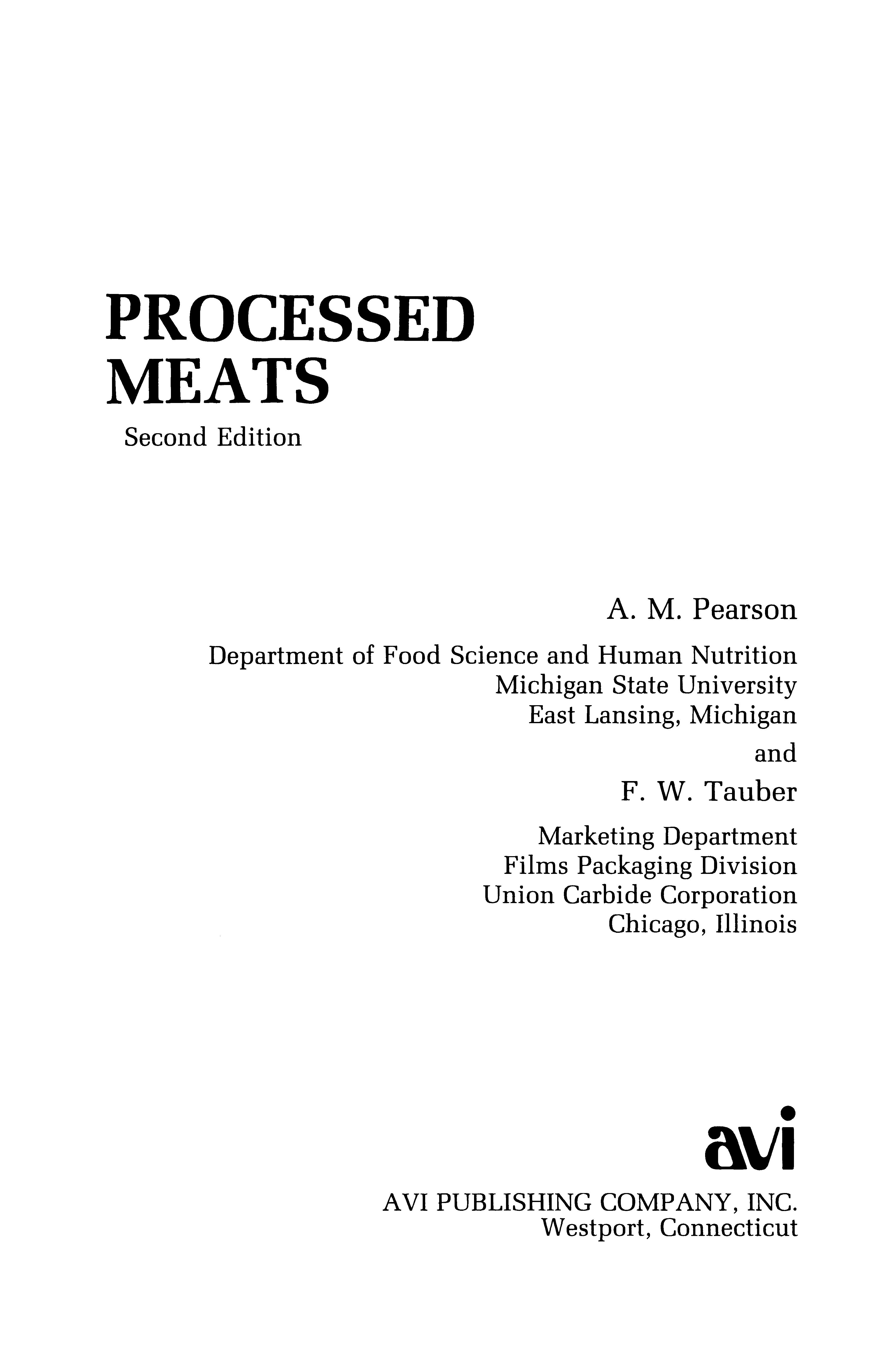 Processed Meats