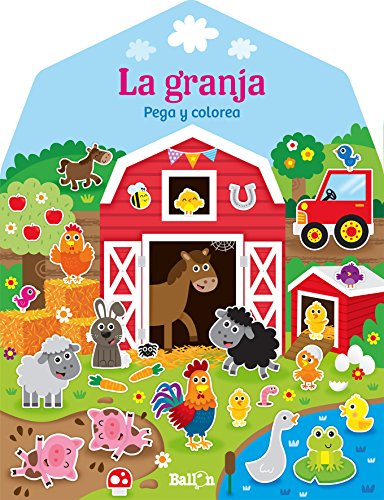 Casitas - la Granja Pega y Colorea