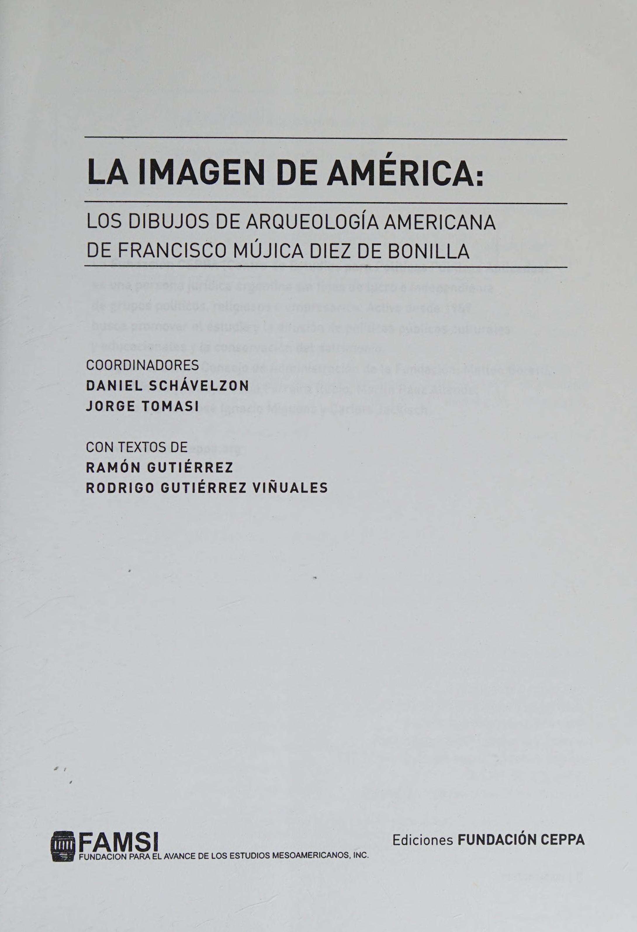 La Imagen De América: Los Dibujos De Arqueología Americana De Francisco Mújica Diez De Bonilla