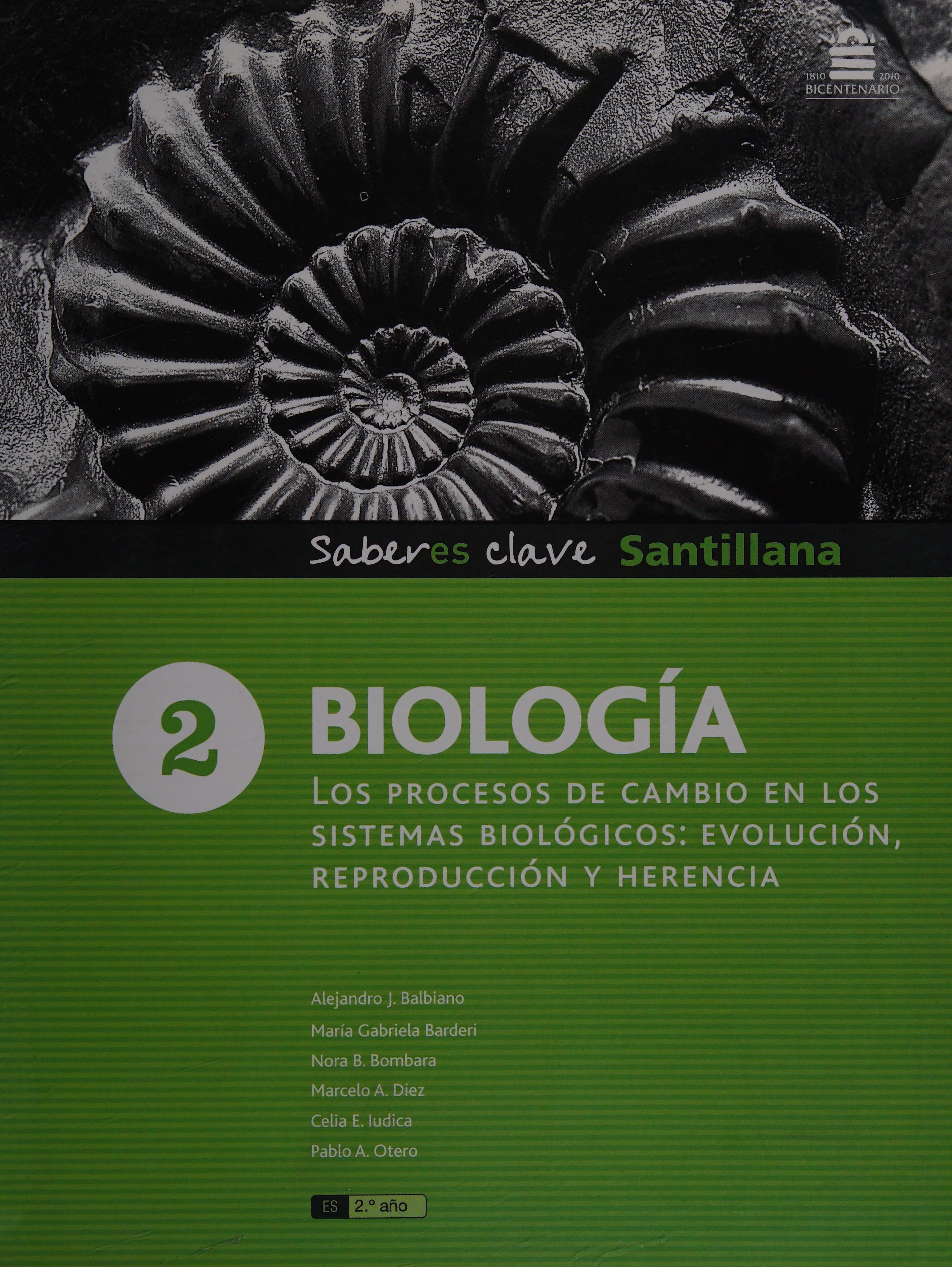 BIOLOGIA 2 - SABERES CLAVE