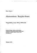 Akateeminen Karjala-seura.