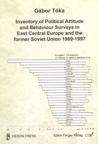 Inventory of Political Attitude Behavior Surveys in East Central Europe the Former Soviet Union 1989 1997 Reihe Wissenschaft 9