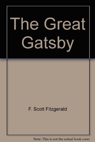 The Great Gatsby by F. Scott Fitzgerald, ISBN 9789568356354