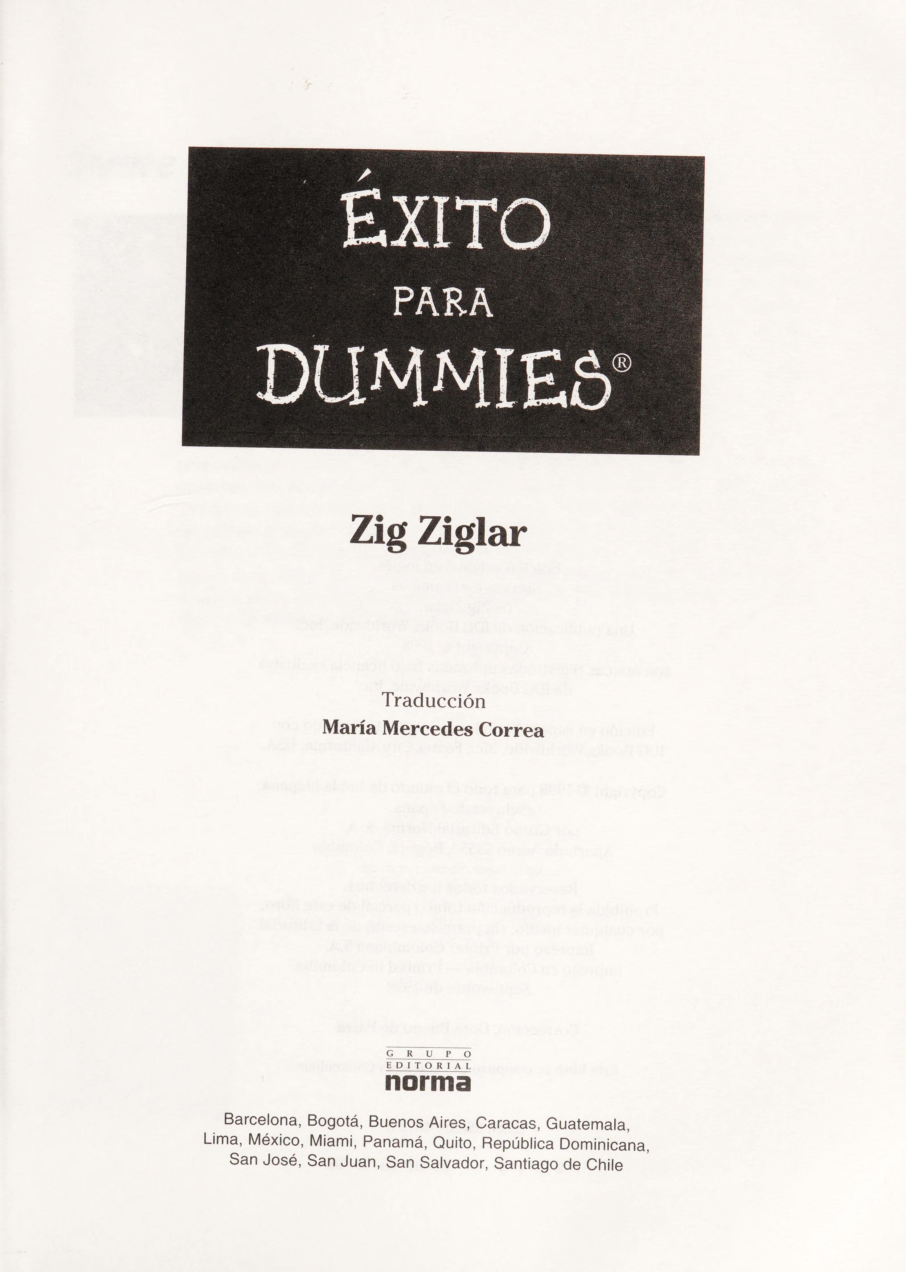 Exito Para Dummies