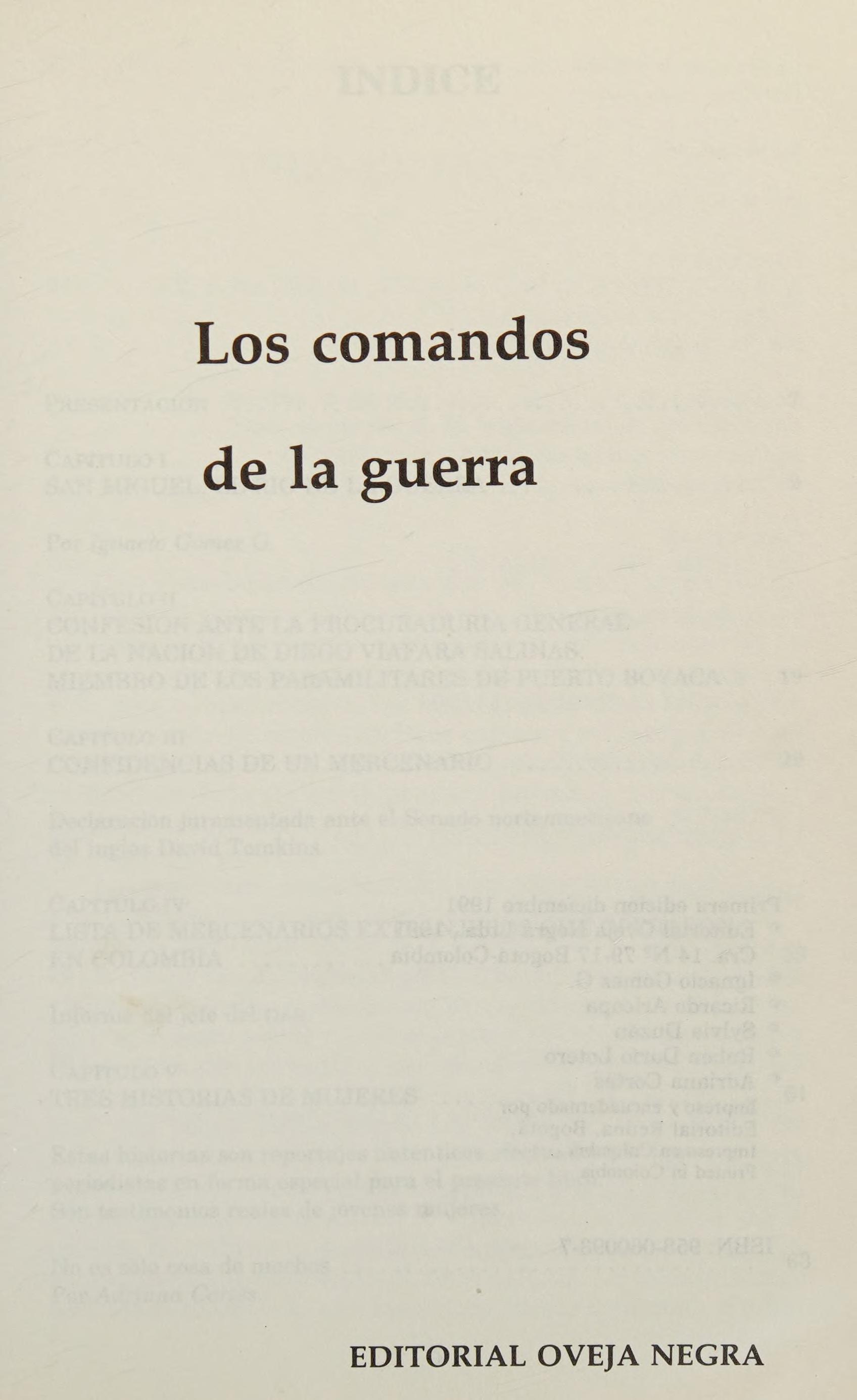 Los Comandos de la Guerra