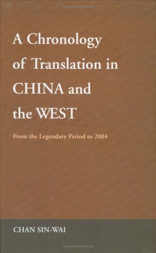 A Chronology of Translation in China and the West