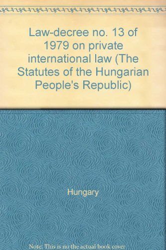 Law-Decree No. 13 of 1979 on Private International Law