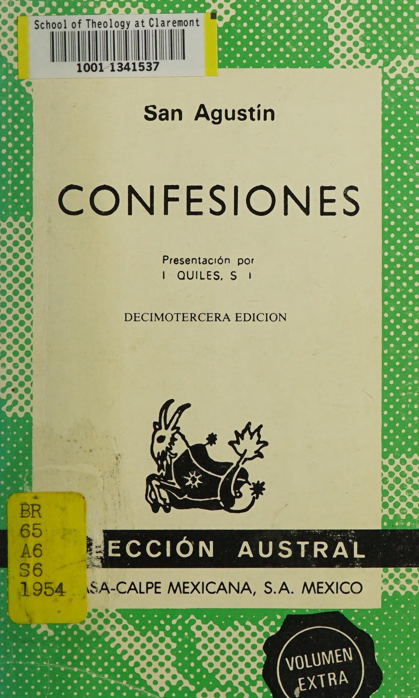 Confesiones De San Agustín