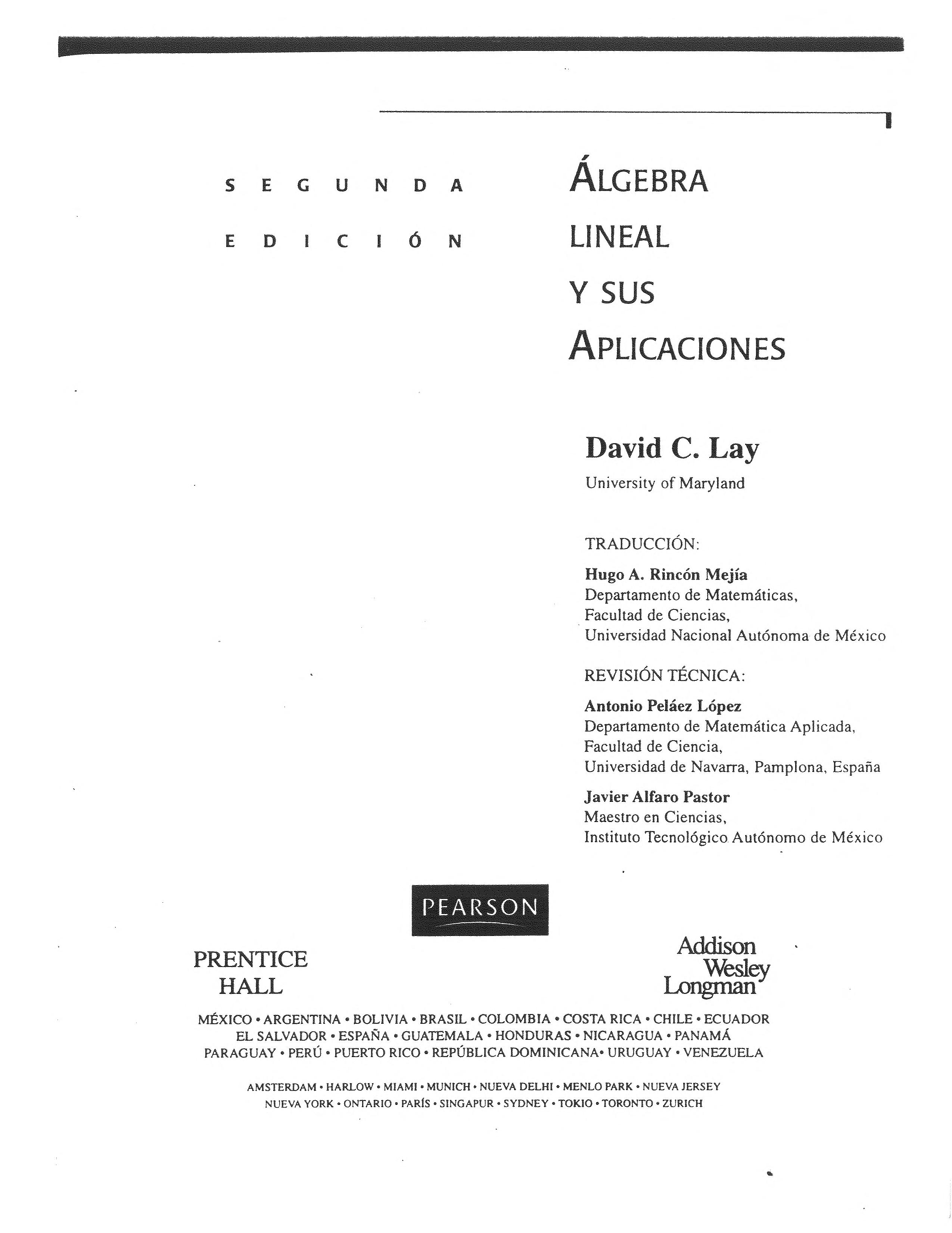 Algebra Lineal y Sus Aplicaciones - 2b