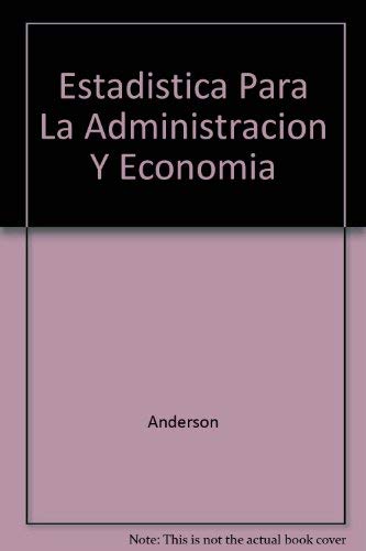 Estadistica Para Administracion y Economia