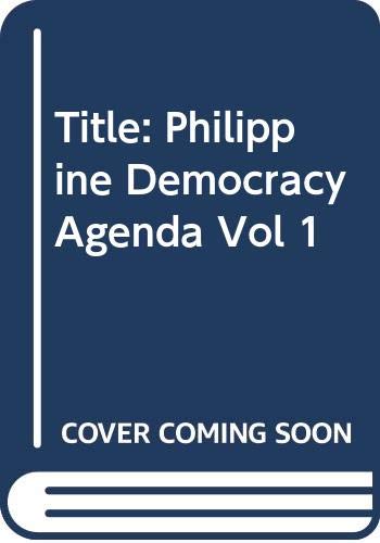 Philippine Democracy Agenda.