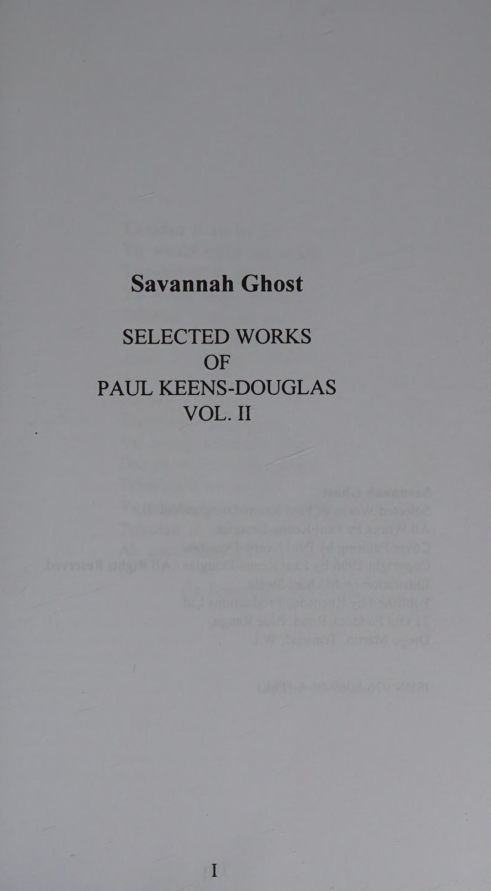 Savannah Ghost
