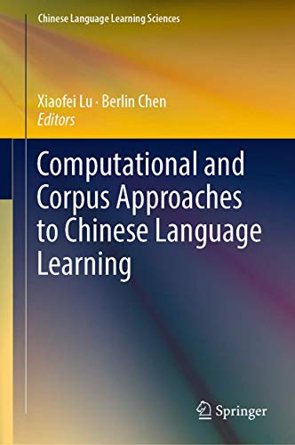 Computational And Corpus Approaches To Chinese Language Learning